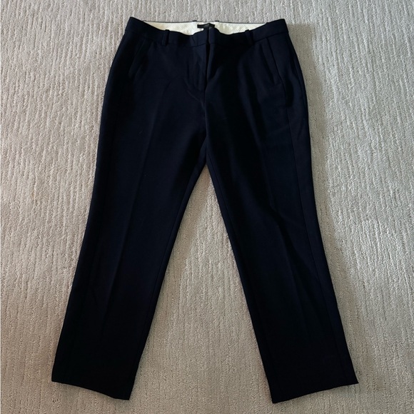 J. Crew Pants - J. Crew Navy Women's Wool Blend Flat Front pants in four-season stretch Size 12